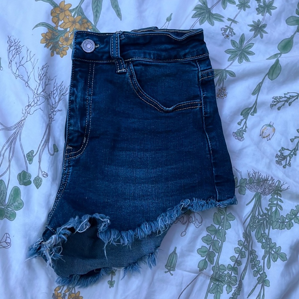 KanCan denim shorts dark wash